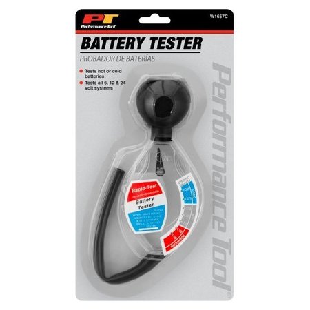 Performance Tool Deluxe Battery Tester, W1657C W1657C